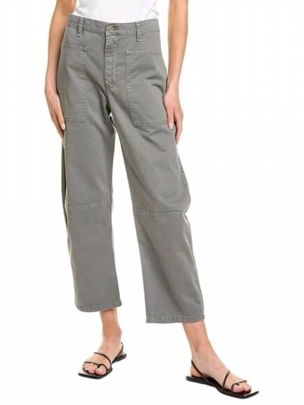 NEW VELVET BY GRAHAM & SPENCER brylie cargo pant in ash